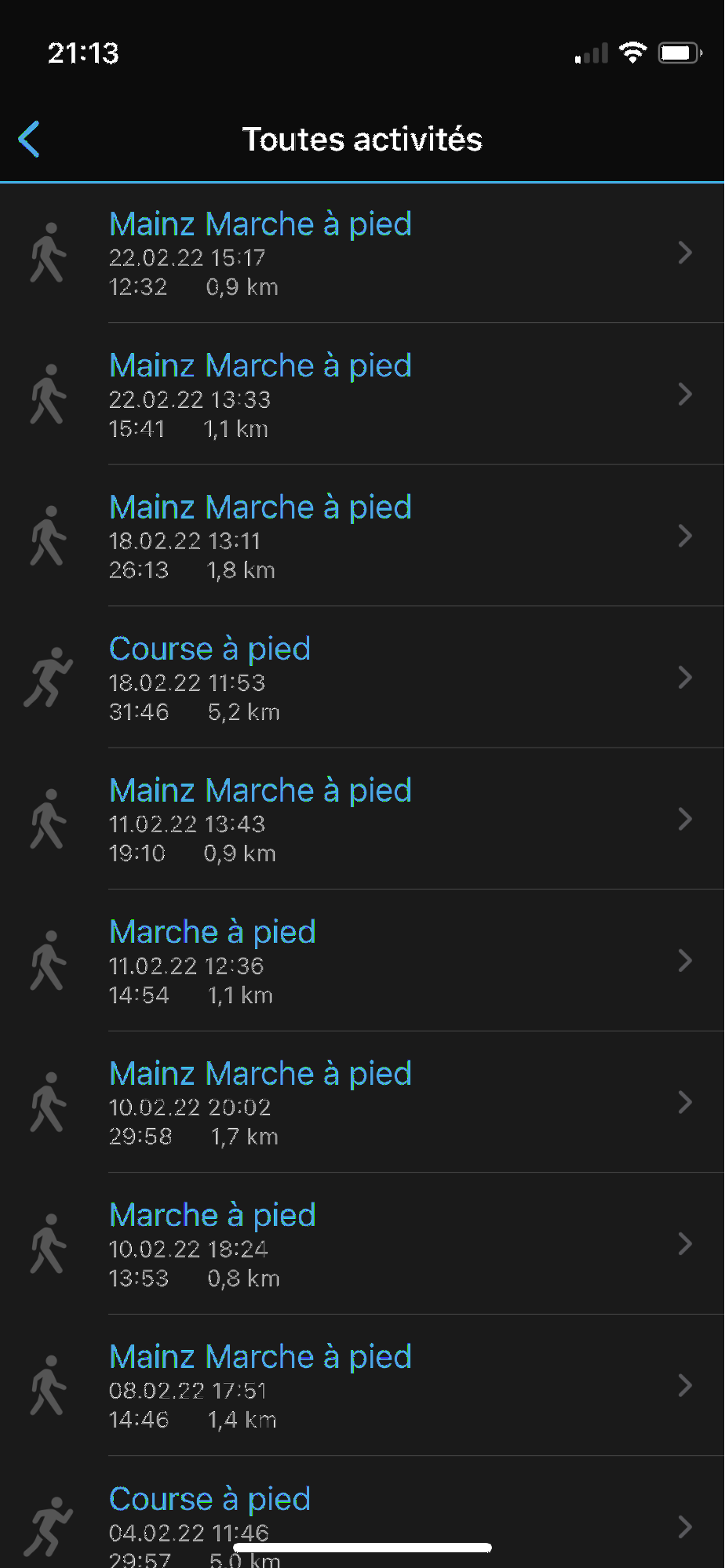 garmin connect analyse données